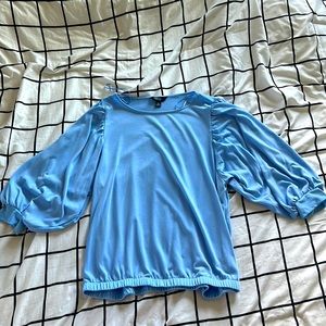 light blue/periwinkle long sleeve top